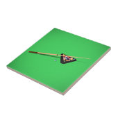 Carreau Bâton et balles de la table de billard (Côté)