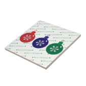 Carreau Baubles de Noël (Côté)