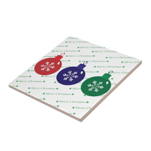 Carreau Baubles de Noël (Côté)