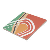 Carreau Bauhaus Abstraits formes artwork rétro (Côté)