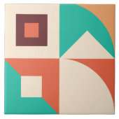 Carreau Bauhaus géométrique abstrait N1 (Devant)