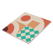 Carreau Bauhaus géométrique abstrait N3 (Côté)