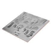 Carreau Bazar d'Adji Seid Hussein, dans Kashan, de 'voyage (Côté)