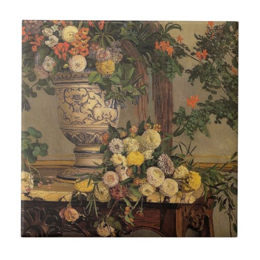 Carreau Bazille - Fleurs (Devant)