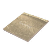 Carreau Beach Life Citations Océan clair Sandy Golden Wate (Côté)