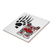 Carreau bearclaw, ours de Haida (Côté)