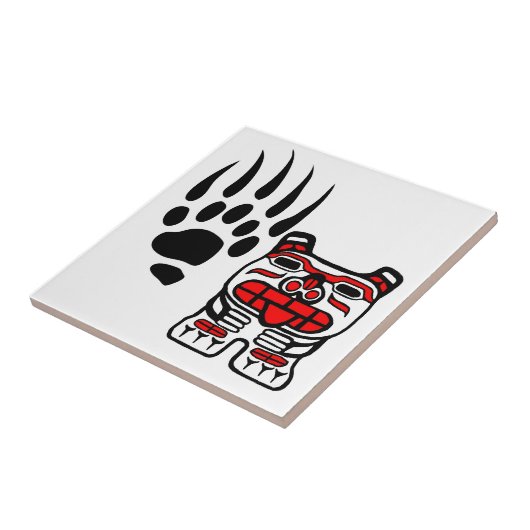 Carreau bearclaw, ours de Haida (Côté)