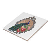 Carreau Beau art paon, personnalisé (Côté)