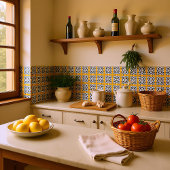 Carreau 💙 💛 Beau Azulejos VIII bleu et jaune,