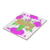 Carreau Beau bébé Extraordinaire rose Inspirationnel Flora (Côté)