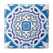 Carreau 💙 Beau bleu Azulejos, IV, (Devant)