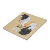 Carreau Beau Cheval à baguette de la poupée de Pinto (Côté)