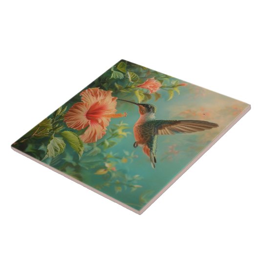 Carreau Beau colibri (Côté)