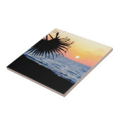 CARREAU BEAU COUCHER DU SOLEIL DE PLAGE (Côté)