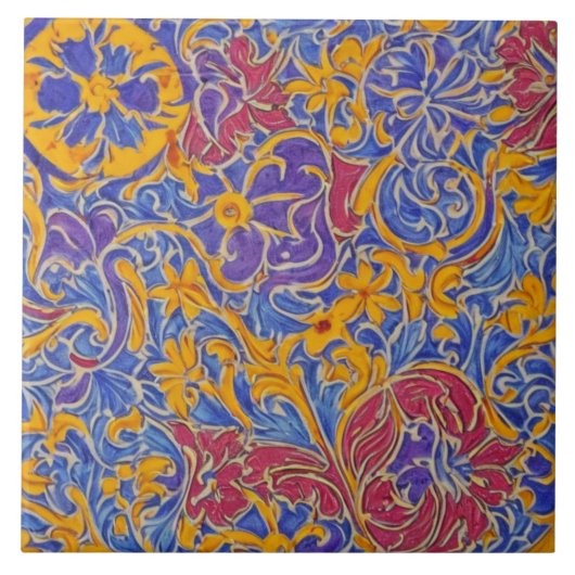 Carreau Beau Design Floral (Devant)