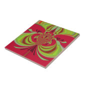 Carreau Beau design jaune rouge. Code vecteur d'inspiratio (Côté)