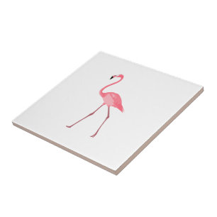 Carreau Beau Flamant rose rose