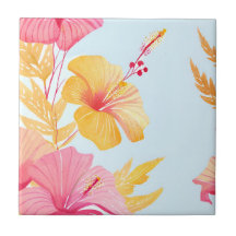 Beau Hibiscus | Aquarelle de fleur tropicale