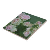 Carreau Beau jardin rose clair roses (Côté)