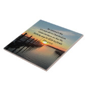 CARREAU BEAU JOHN 15:12 DESIGN PHOTO SUNSET (Côté)
