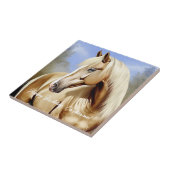 Carreau Beau Palomino Horse (Côté)