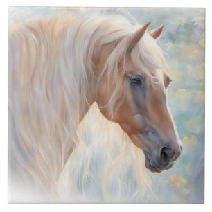 Carreau Beau Palomino Horse Long Mane