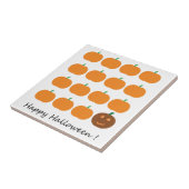 Carreau Beau Patch Citrouille Halloween (Côté)