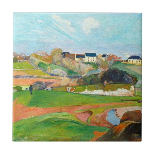 Carreau Beau paysage coloré (Devant)