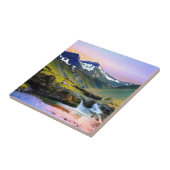 Carreau Beau paysage de paysage de l'Islande (Côté)