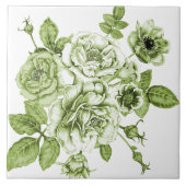 Carreau Beau Roses verts (Devant)