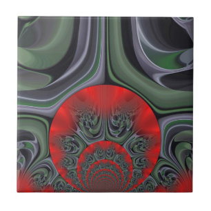 Carreau Beau Rouge Aurora Art Imprimer