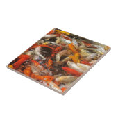 Carreau Beaucoup carpe de koi multicolore (Côté)