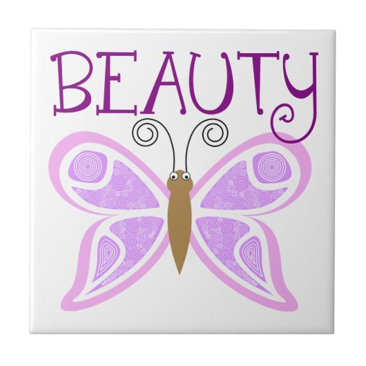 Carreau Beauté des papillons (Devant)