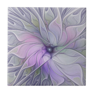 Carreau Beauté Époustouflante Art Abstrait Moderne Fleur F
