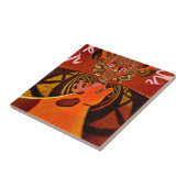 Carreau Beautiful Amazing Giraffe love safari (Côté)