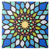 Carreau Beautiful islamic mosaic pattern tile (Devant)