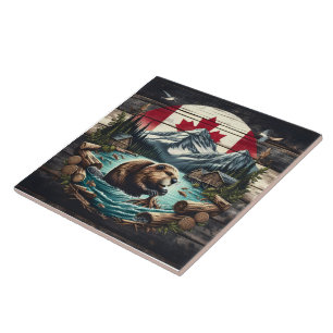 Carreau Beaver Building Lodge Près de la nature sauvage du