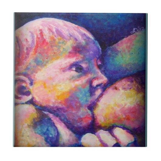 Carreau Bébé allaité (Devant)