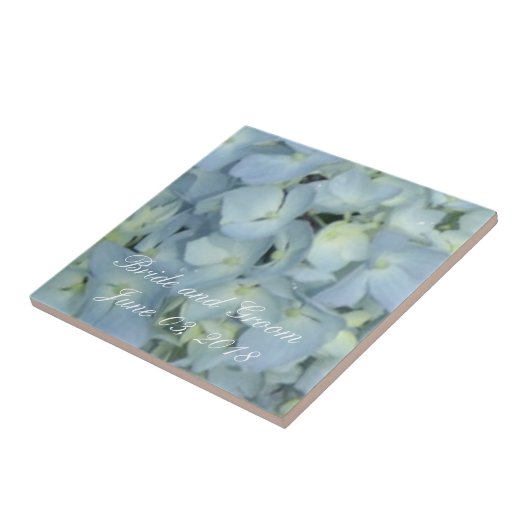 Carreau Bébé Blue Hydrangeas (Côté)