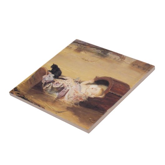 Carreau Bébé dans un lit bébé pendant une inondation (par  (Côté)