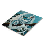 Carreau Bébé Dragon d'hiver blanc (Côté)