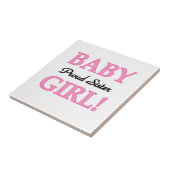 Carreau Bébé Fier Soeur Cadeaux (Côté)