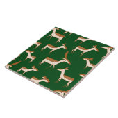 Carreau Bébé mignon cerf et famille (Côté)