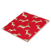 Carreau Bébé mignon cerf et famille (Côté)