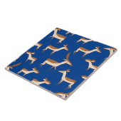 Carreau Bébé mignon cerf et famille (Côté)