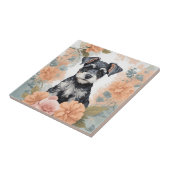 Carreau Bébé mou Animaux - Schnauzer miniature (Côté)