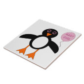 Carreau Bébé rose mignon fille Pingouin Carrelage (Côté)