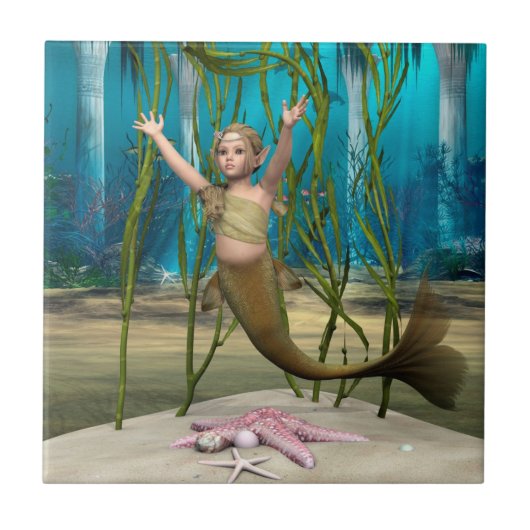 Carreau Bébé Sirène (Devant)
