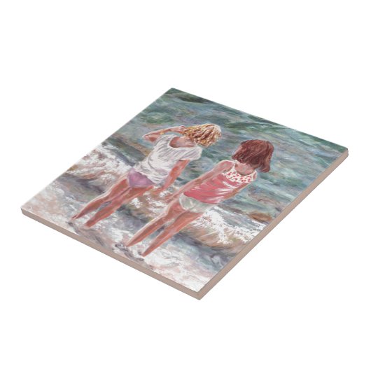 Carreau Bébés de plage (Côté)