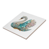 Carreau Bedazzled Diamond Swan Gold Crystal Bling (Côté)